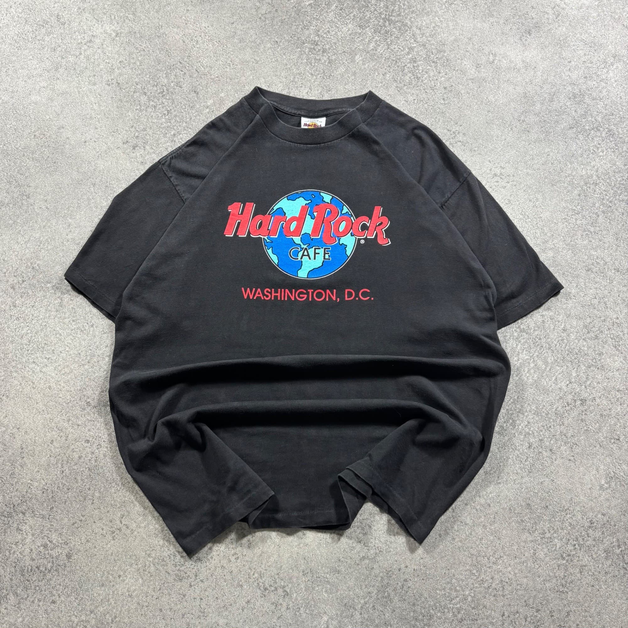Hard Rock Cafe Washington Dc Tee XXL Black Vintage