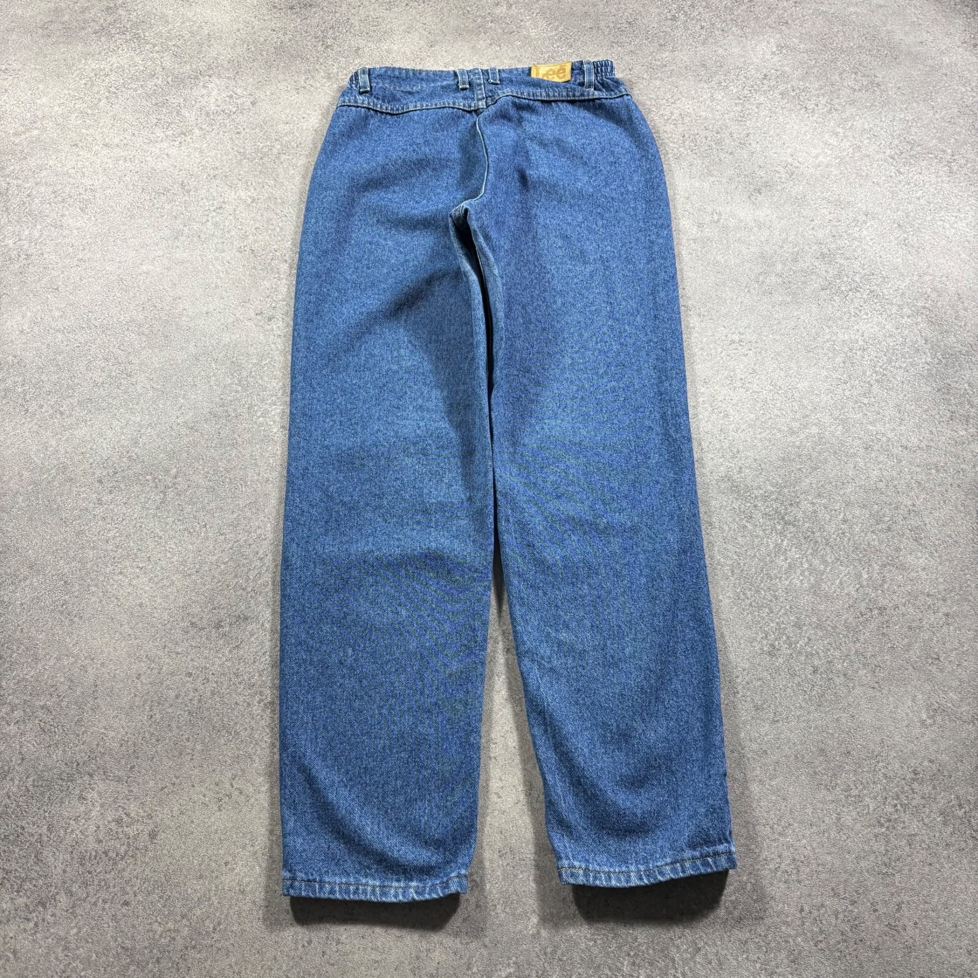 Lee Jeans Women's UK 12 / M Blue 90s USA Made Straight
