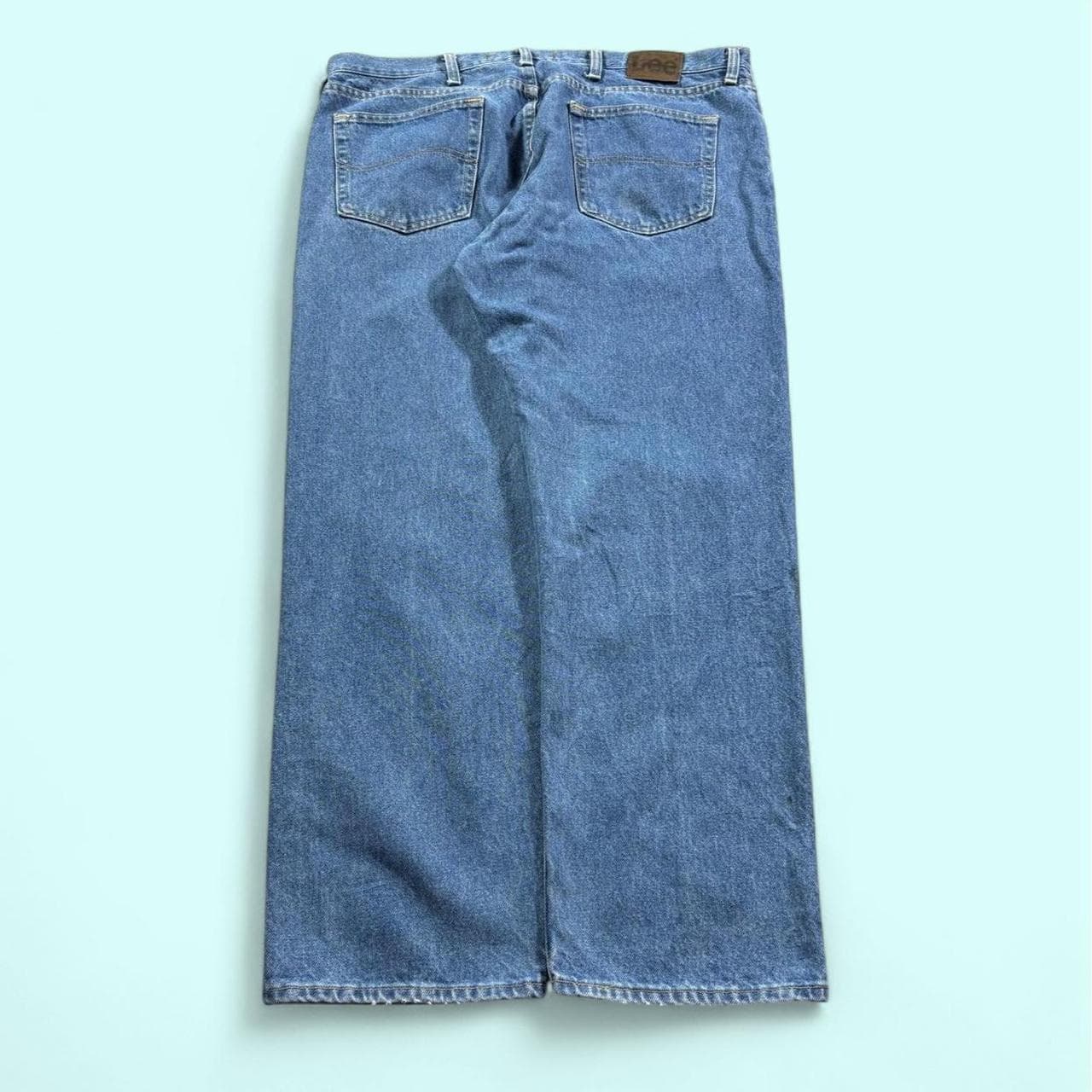 Lee Regular Fit Jeans Mens W38 L29 Light Blue