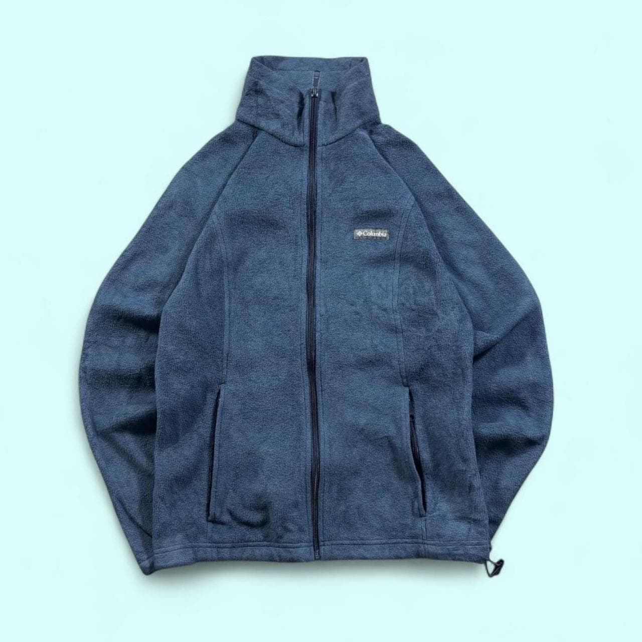 Columbia Fleece Jacket Women's UK 16 / L Teal Blue