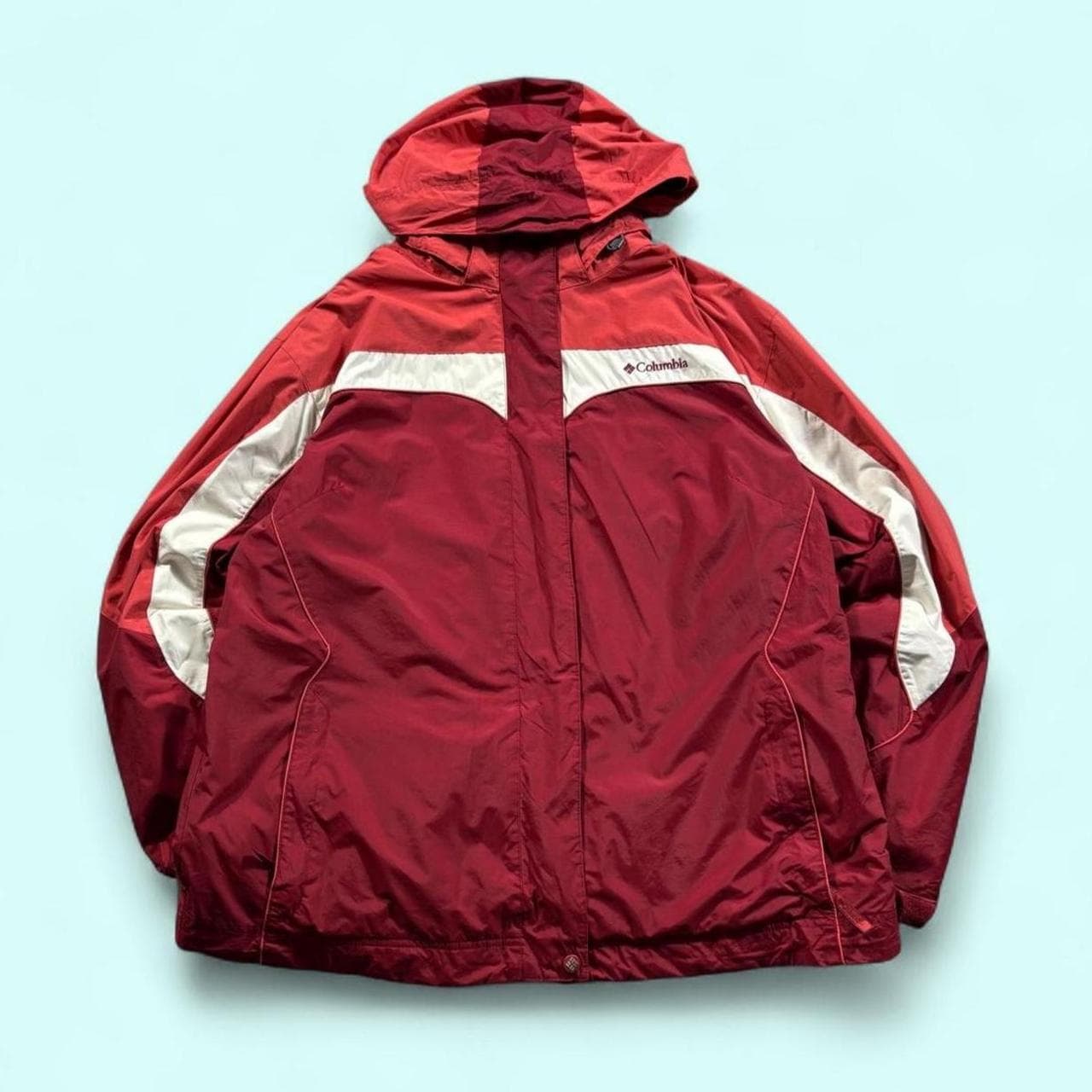 Columbia Interchange Jacket Women's XL Red Hooded