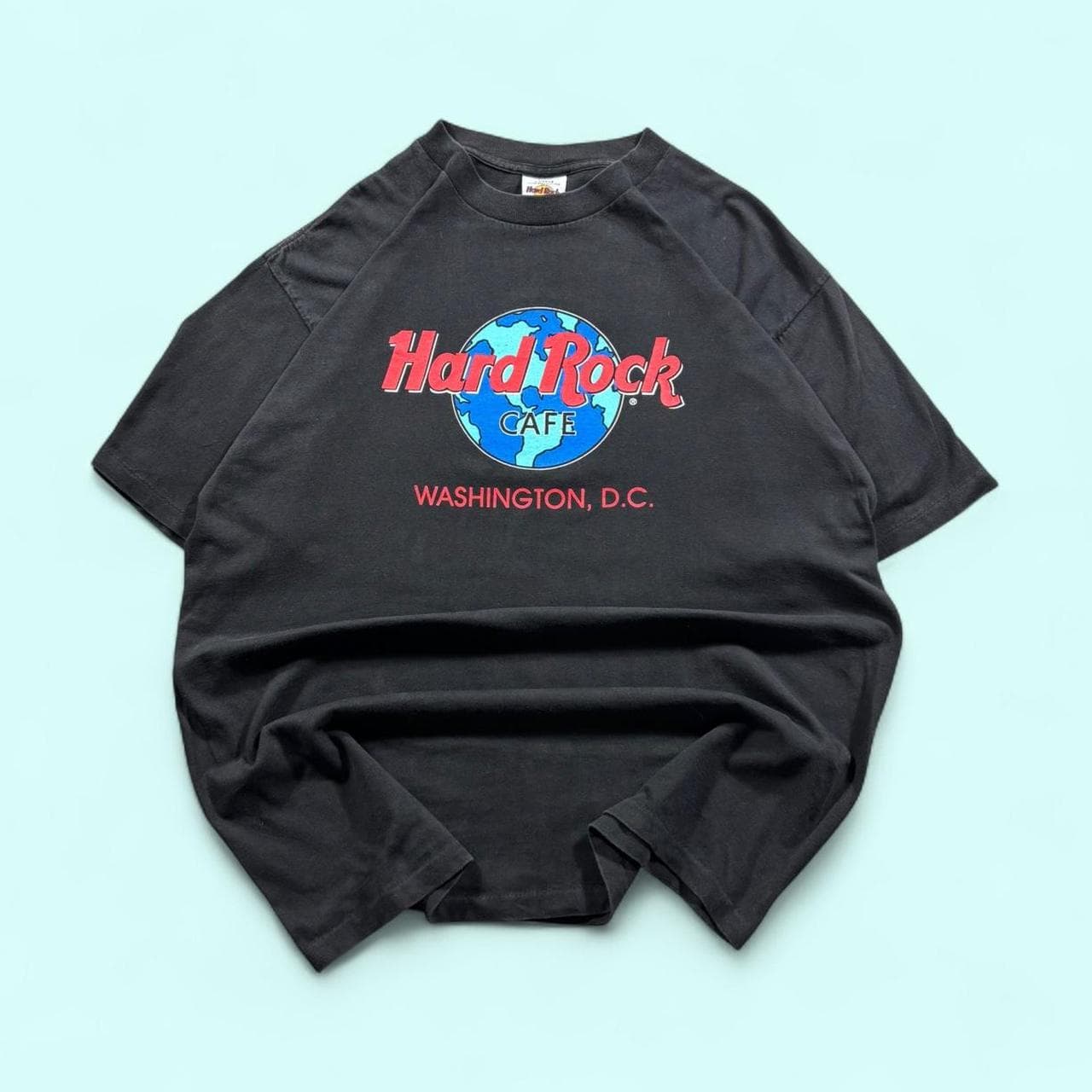 Hard Rock Cafe Washington Dc Tee XXL Black Vintage