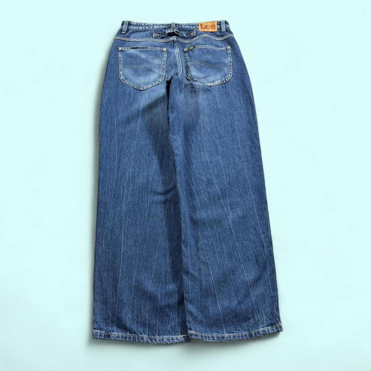 Lee High Rise Relaxed Stovepipe Jeans W30 UK 10 Blue